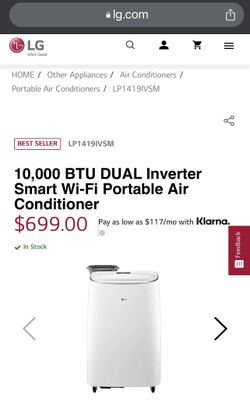 black+decker 10,000 btu portable air conditioner for Sale in Lake Worth, FL  - OfferUp