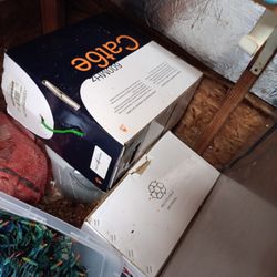 Cat 6 Dos Cajas Y 3 De RG6 Coaxial Cable.