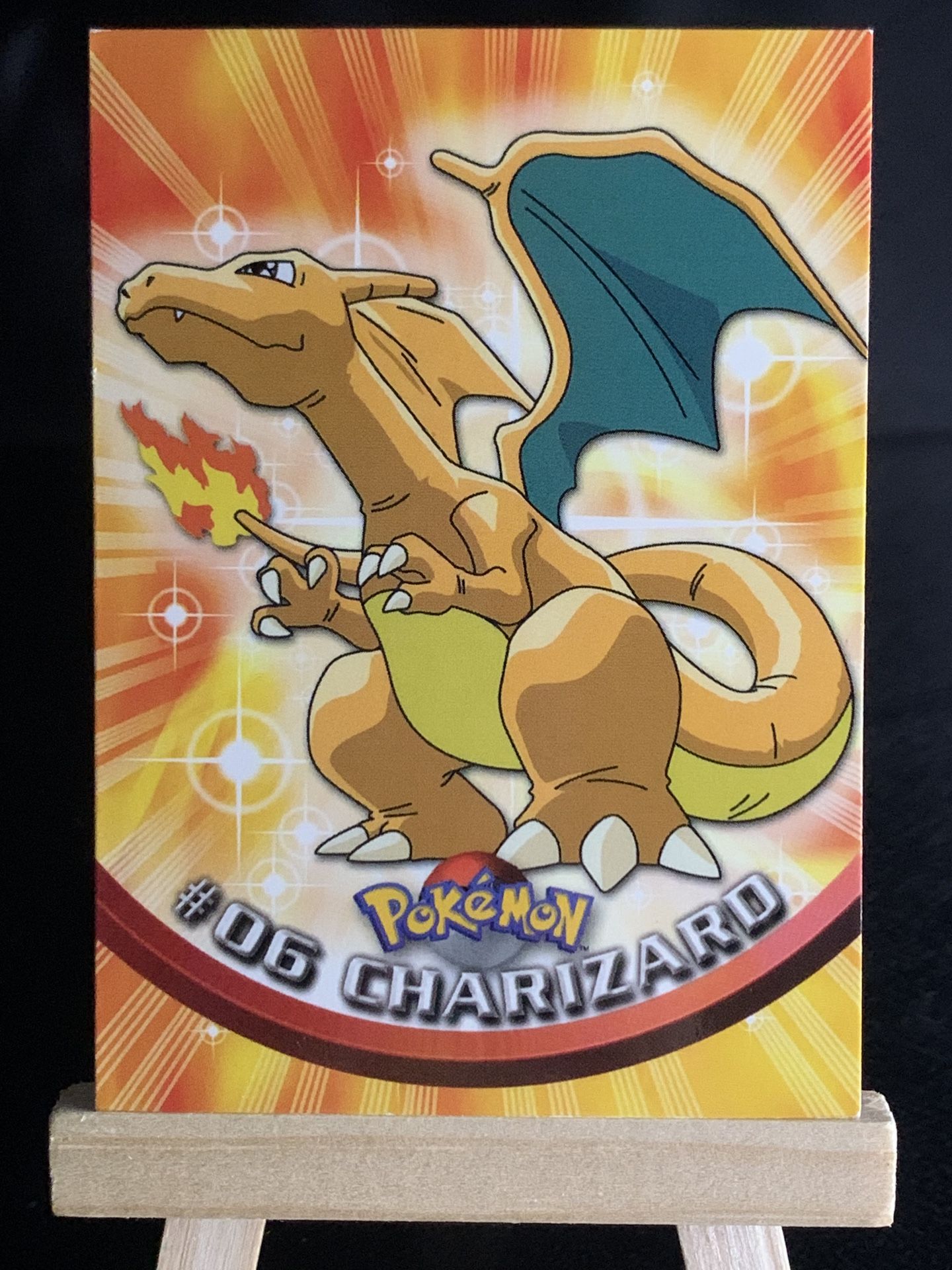 Pokémon Card | CHARIZARD | Topps | #06 | Non HOLO Rare | NM |