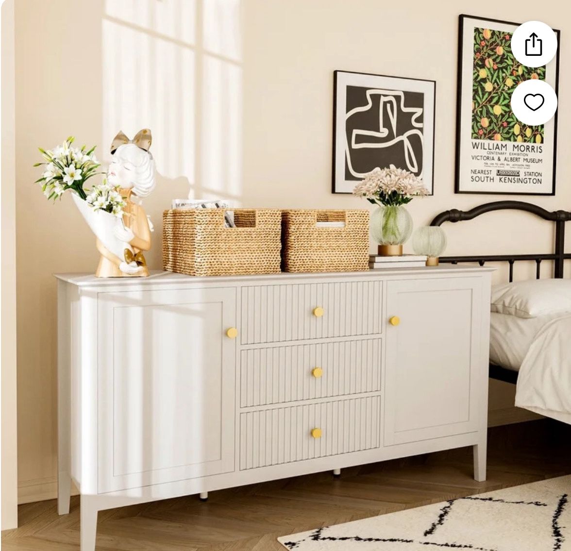 Sideboard Storage Drawer Dresser And Cabinet