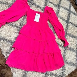 NEW pink mini dress size xs $5