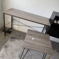 Desk And End Table 