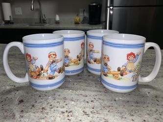 Raggedy Ann and Andy Mug Set! Very Rare!