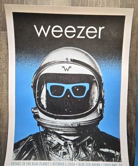 Weezer Concert Poster limited Print 18x24