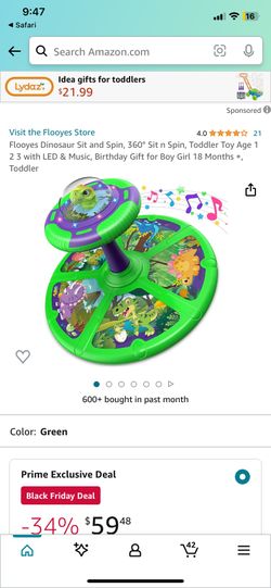 Dinsour Spinning Toy 