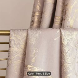 Rose Gold 2 Panels Curtains 