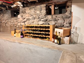 FREE WINE RACK 48 STORAGE WOOD CRATE