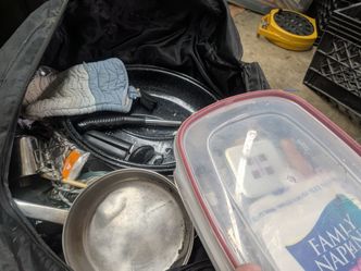 Coleman camping supplies