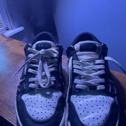 Amiri Low-Top Sneakers Black and White