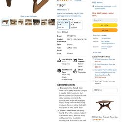 Mid Century Modern Coffee Table 