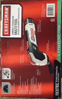 Craftsman Compact 12 Volt Lithium Ion Multi Tool