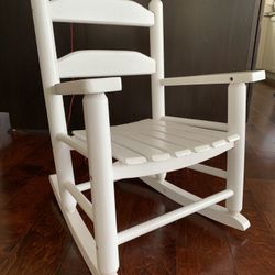Like NEW Kids Wood Rocking Chair 