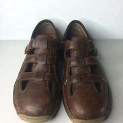 Red Wing’s Brown Leather Upper Men Fisherman Sandals Sz 11 4062