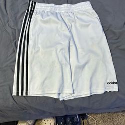 White Adidas Shorts