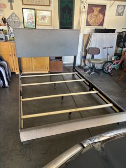 Queen Bed Frame With Headboard & Footboard