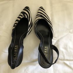 Zebra Stripped Heels 