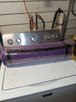 Purple yoga mat