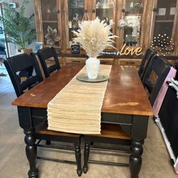 Table And Chair Set Wood 