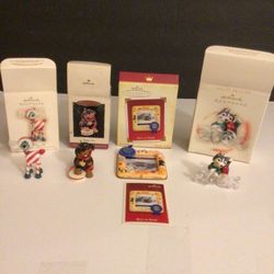 Lot Of 4 Hallmark Ornaments Of Dogs