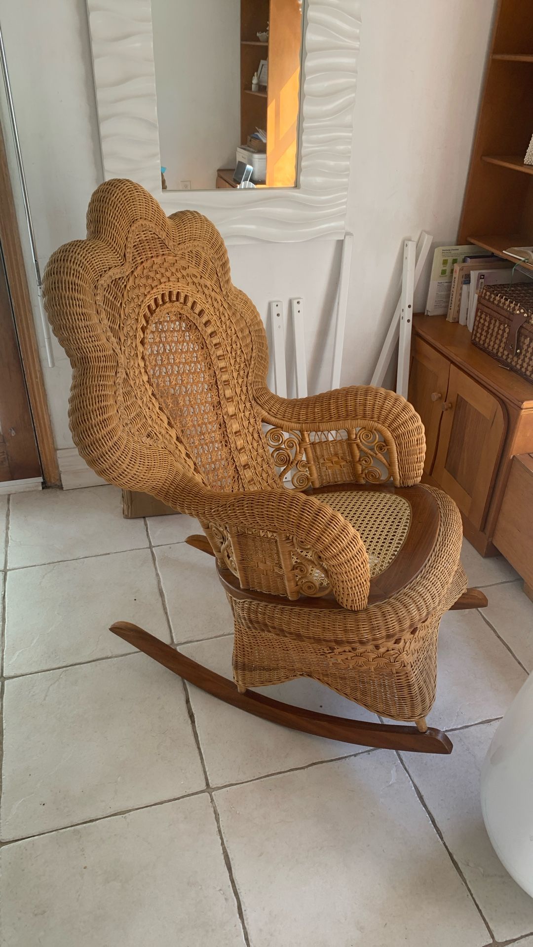 2 Wicker Rocking Chairs