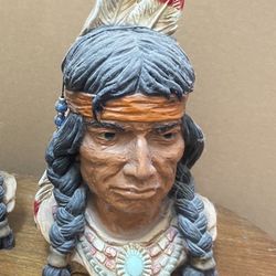 Universal 1900s Native American Chief Bust