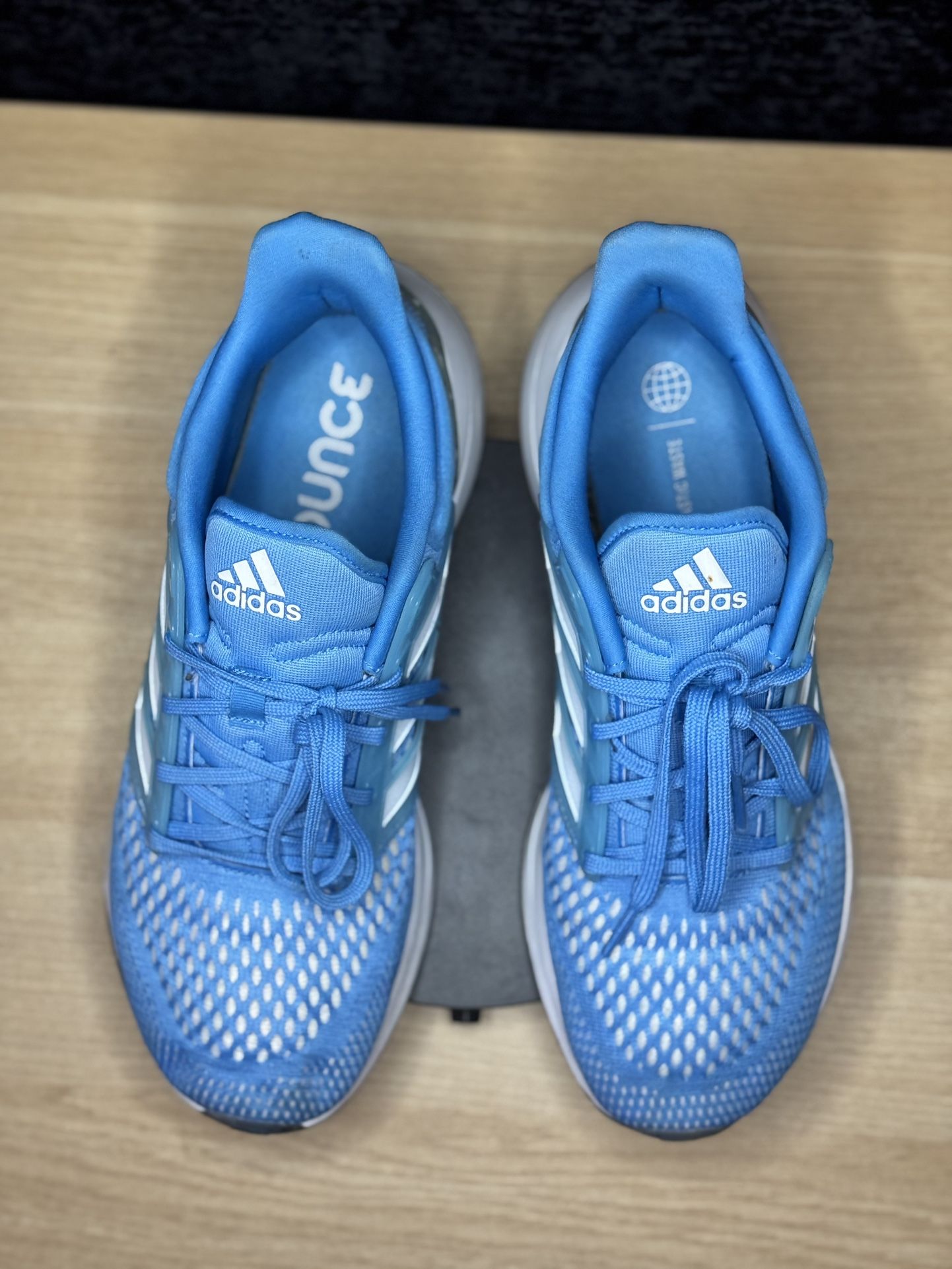 Adidas Men's EQ21 Run Running Size 9- 1/2 Blue White |GX9810|