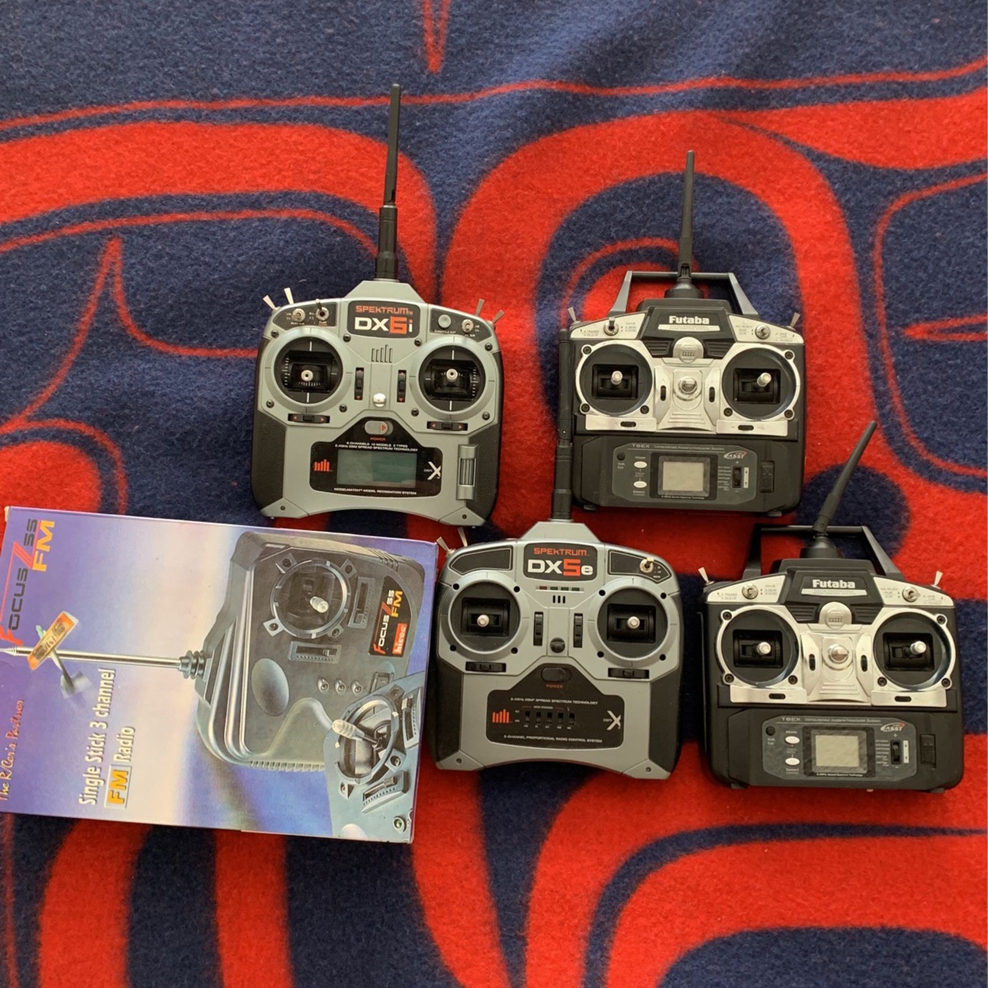 Lot of 5 Radio Control Systems