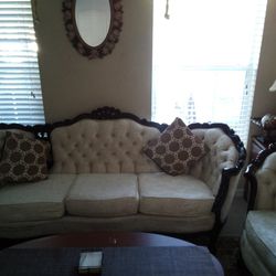 Vintage Victorian Sofa Set