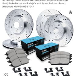 Infinity brake and rotors kit         