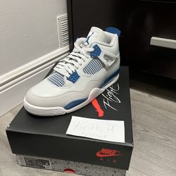 Air Jordan 4 Military Blue (industrial Blue) 