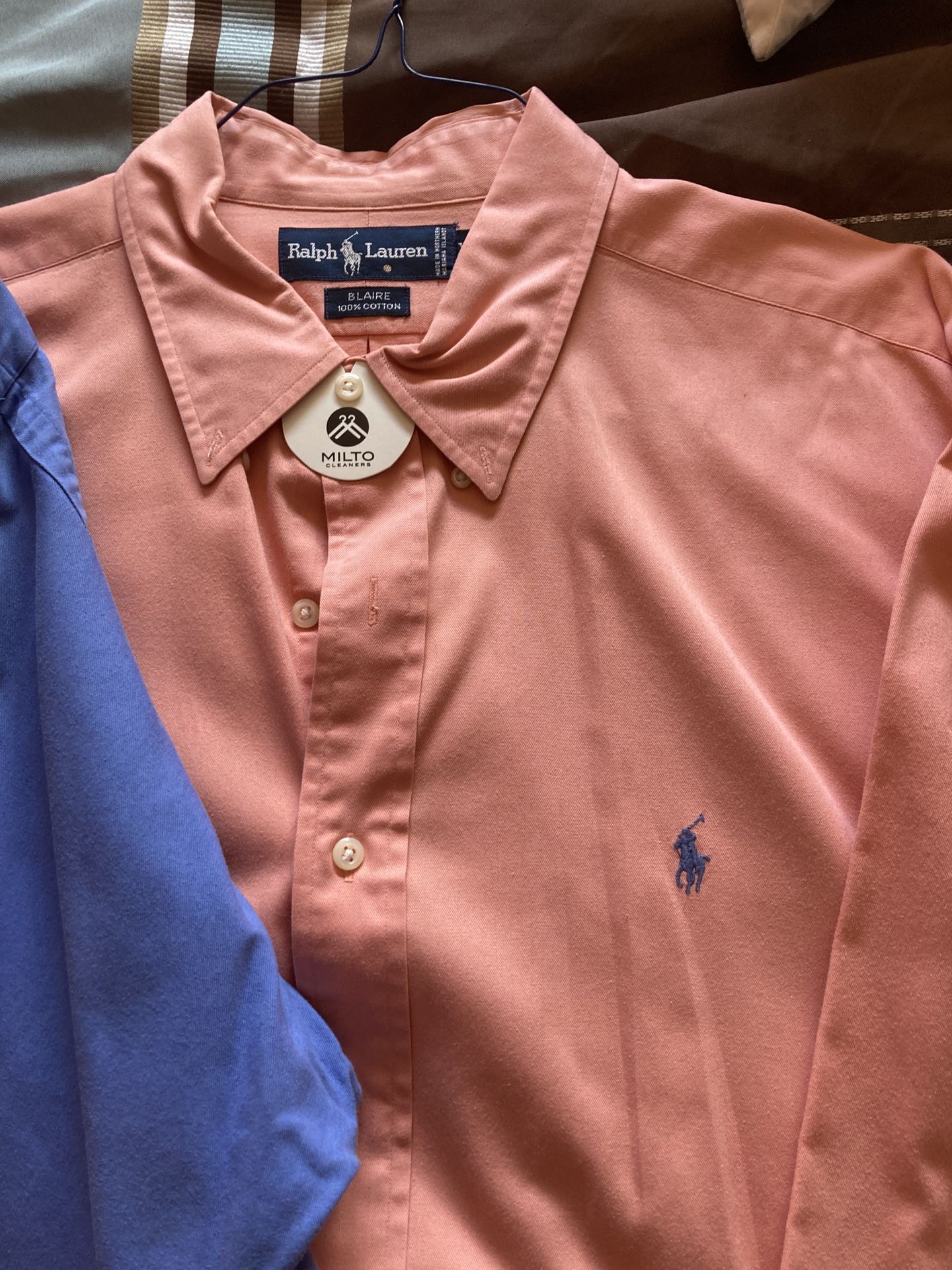 Men 2xl Dress Shirts (7) Ralph Lauren And Tommy Bahama