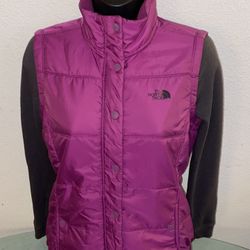 THE NORTH FACE WOMEN'S BUTTON-UP VEST WITH SLEEVES SIZE SMALL