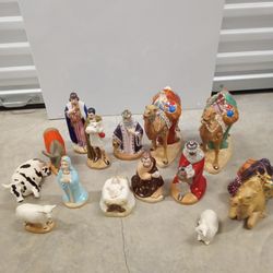 Ceramic Nativity Set 