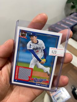 Topps Roki Sasaki Dodgers Player-Worn Memorabilia Card