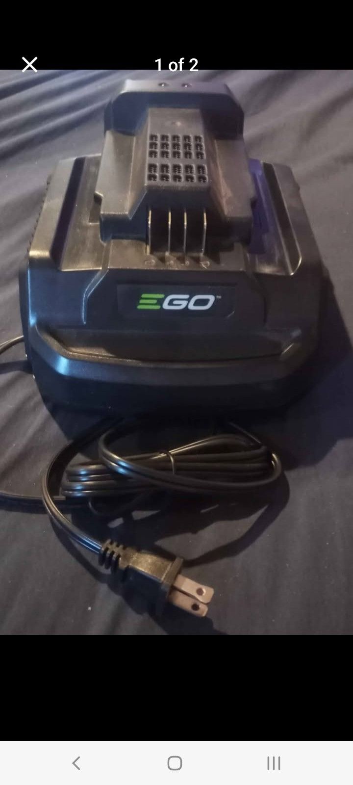 Ego Power + Battery Charger Model CH2100 OEM