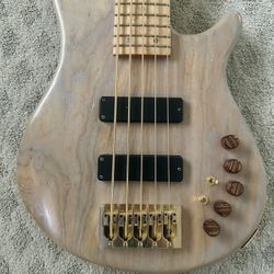 Warmoth Custom V String USA bass Guitar