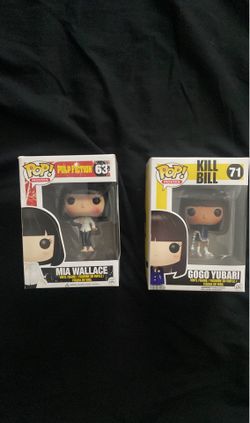 FUNKO POP - Mia Wallace [ Pulp Fiction ] , Gogo Yubari [ Kill Bill ] Pair for $80