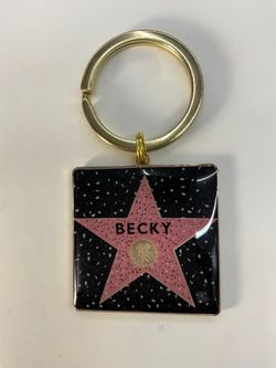 Becky star keychain Hollywood Walk of Fame