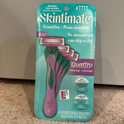 4-pack Skintimate 4-blade razors