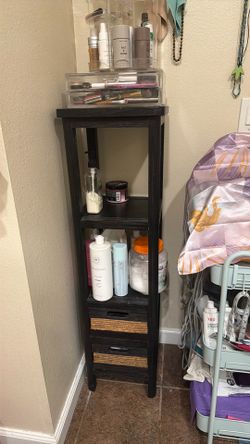 2 tier with storage shelf