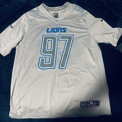 Brand New Lions Jersey- #97Hutchinson  XL