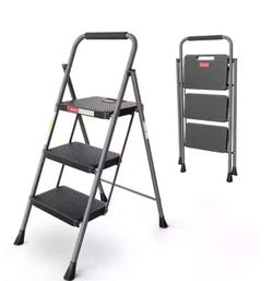 3-Step Folding Steel Step Ladder