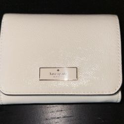 Kate Spade white leather wallet