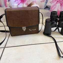 1950s Bushnell Insta Focus Zoom Binoculars with Original Case