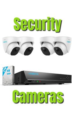 Security Cameras HD / 4K / Video Doorbell