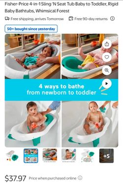 Fisher price 4 in 1 baby bathtub