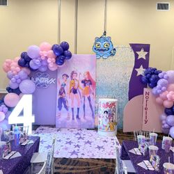 Huntrix K Pop Party Decor