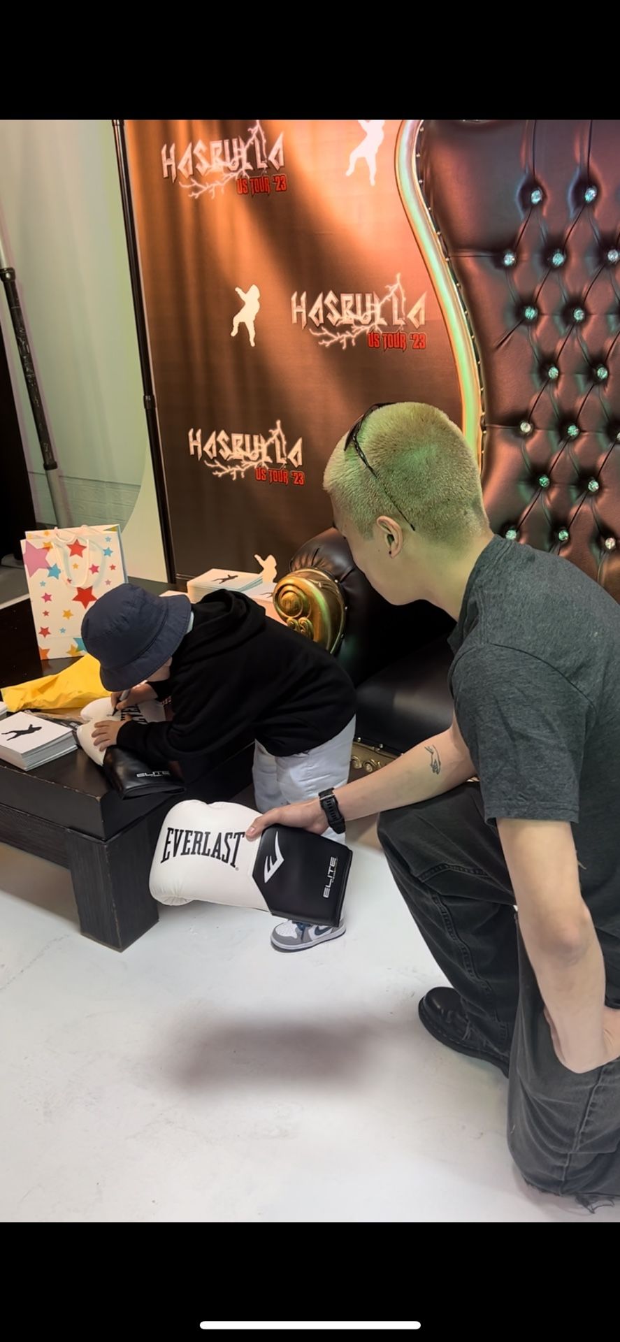 Hasbulla Signed Boxing Gloves/Left Glove Only