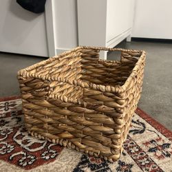Storage Wicker Baskets (6)