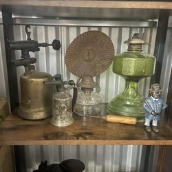 Antique Oil Lamps And Torches